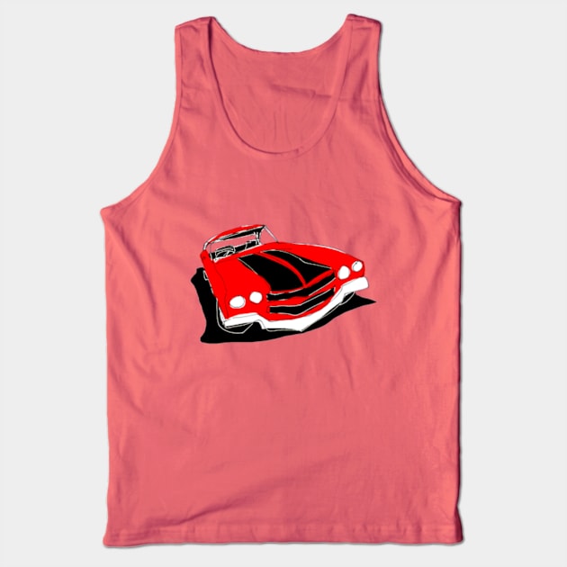 Muscle car Tank Top by vectormutt